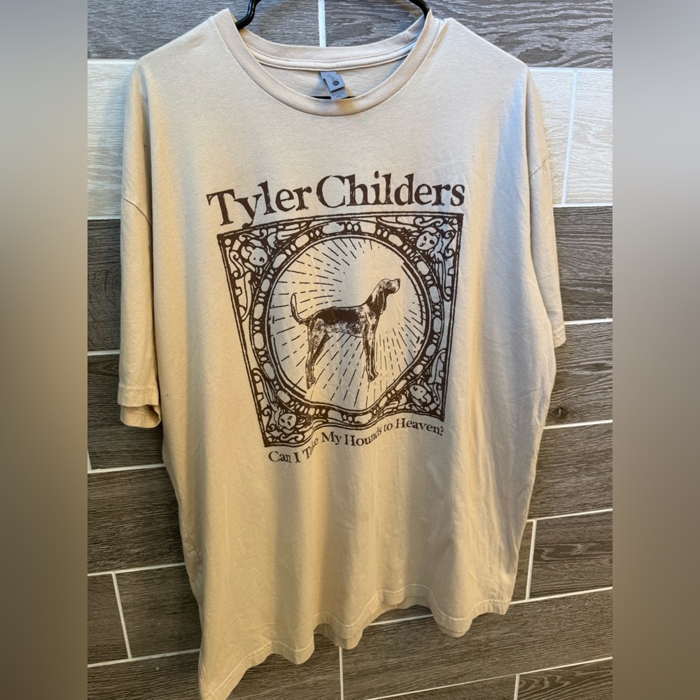 Sold Out Auth Merch Tyler Childers Hounds to Heaven T-Shirt Men’s 2XL & Koozie